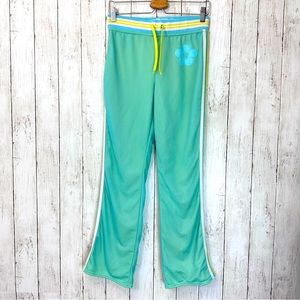 Mossimo  flare  sweet pants “aloha “ multicolor juniors XL 14/16